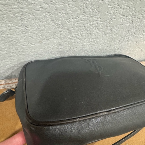 Saint Laurent Small Mono Leather Camera Bag-Grey - Picture 4 of 17